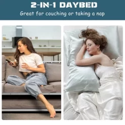 Costway Twin Metal Daybed With Roll Out Trundle Heavy Duty Frame Sofa Bed Set -Furniture Specialty Store GUEST fcb34abb 3801 4957 bcc6 72adf91a8571