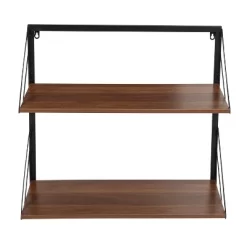 Honey-Can-Do 2 Tier Laundry Shelf With Wood Walnut 11 Honey-Can-Do 2 Tier Laundry Shelf With Wood Walnut -Furniture Specialty Store GUEST fd7631cd fed2 42a7 9f4a cc1f7b8cbb91
