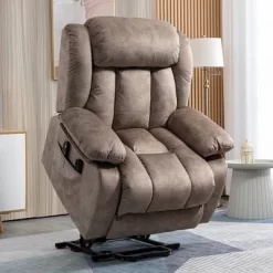 Big And Soft Multifunctional Power Lift Heated Massage Recliner - Kinwell
