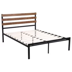 Costway Twin Size Metal Platform Bed Frame Mattress Foundation Wooden Headboard -Furniture Specialty Store GUEST ff85fd01 912f 44aa 93a4 0f656bc25b09